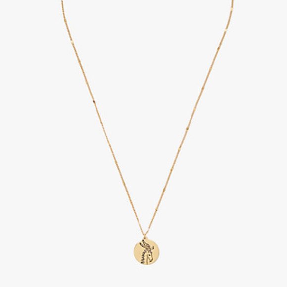Kate Spade Zodiac Capricorn Round Pendant - Picture 2 of 5